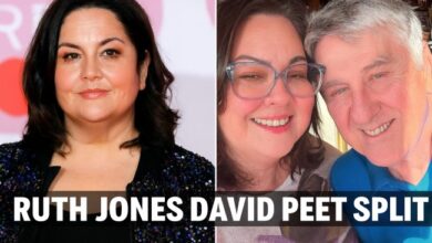ruth jones david peet split