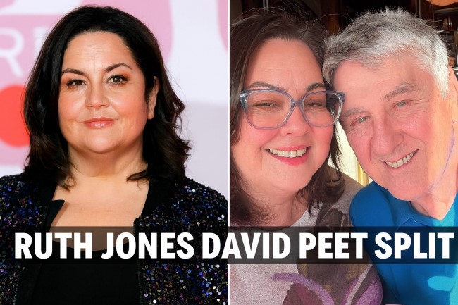 ruth jones david peet split
