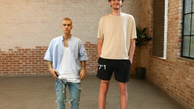 justin bieber tall​